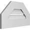 Ekena Millwork Octagonal Top Surface Mount PVC Gable Vent: Functional, w/ 3-1/2"W x 1"P Standard Frame, 20"W x 12"H GVPOT20X1201SF - alternate 4
